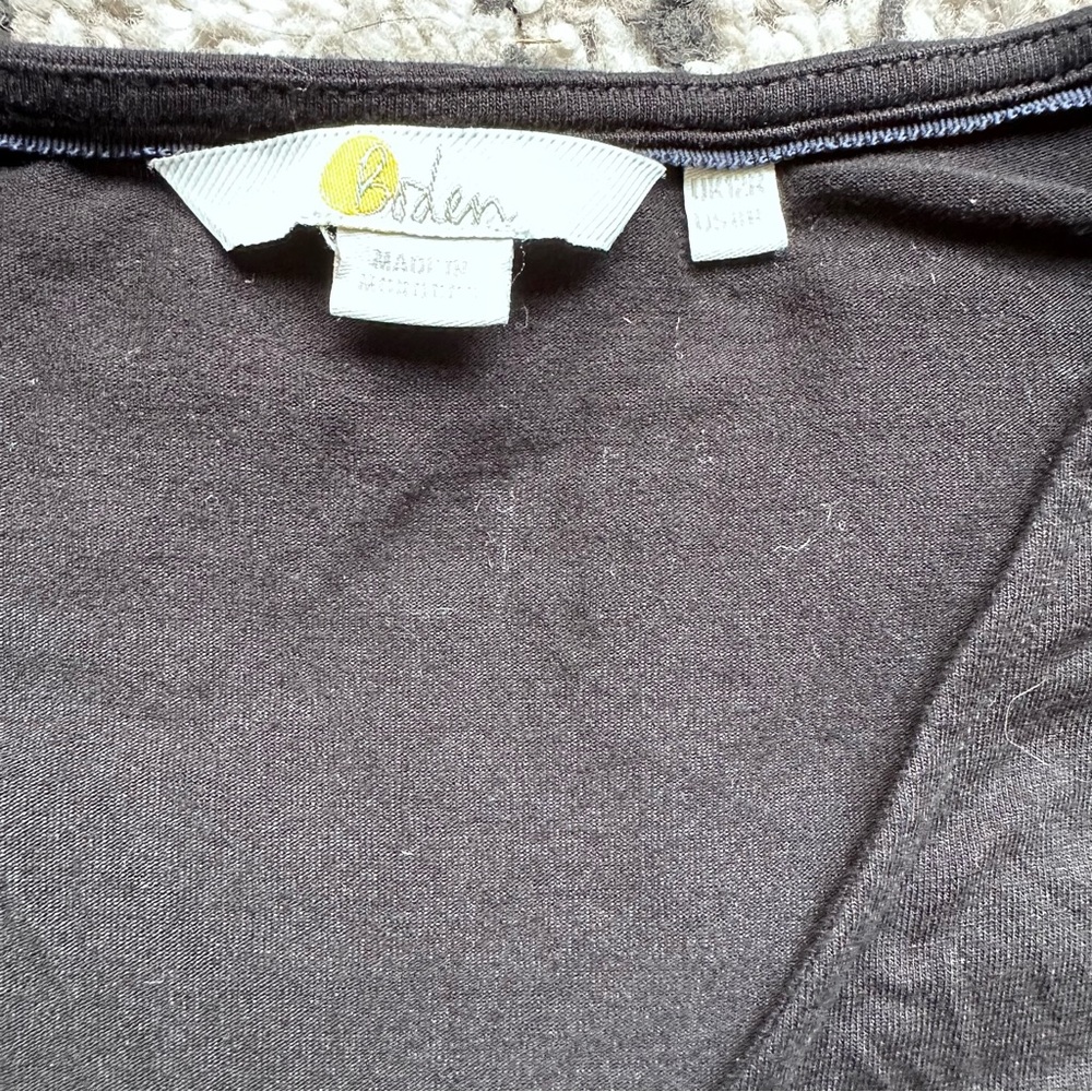 Boden Lola Black Jersey Dress - Picture 3 of 6